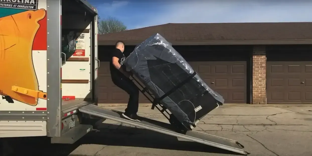 Movers loading the truck